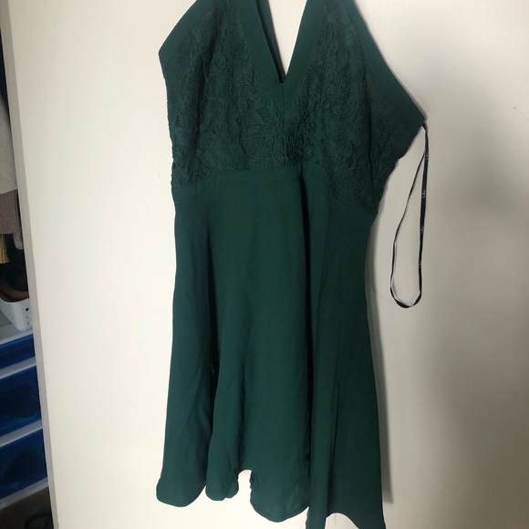 Lulus Green Halter Dress - Picture 7 of 9